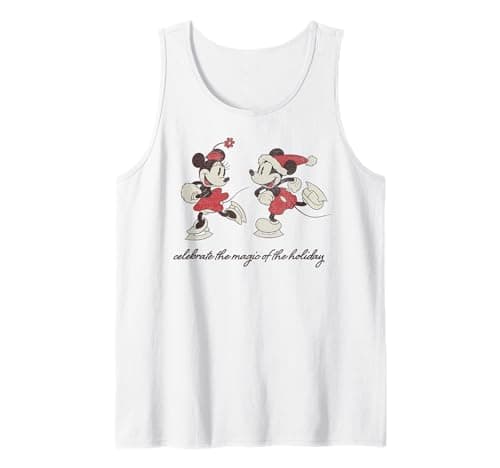 Image of Disney Mickey And Minnie The Magic Of The Holiday Christmas Tank Top