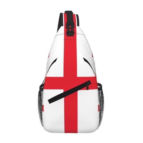 Image of Flag of Georgia Print Crossbody Bags for Women Men - Outdoor Hiking Waist Bag & Casual Sports Sling Bag Backpack for Travel, Work & Daily Use