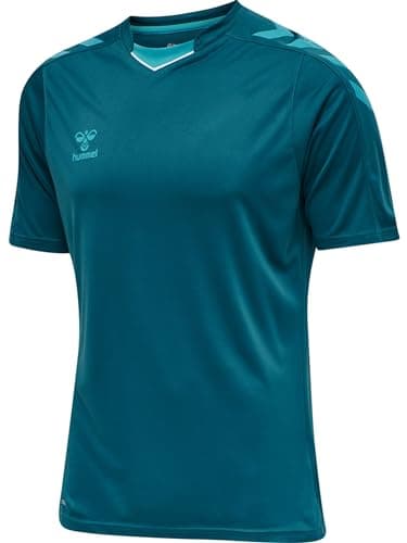 Image of hummel hmlCORE XK Poly Football Teamsport Textile Jersey Blue Coral