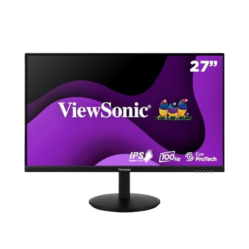 Image of ViewSonic VG2709-2K-MHD-2 27" QHD SuperClear IPS LED Monitor, 2 HDMI, DisplayPort, speakers and full ergonomic stand, VRR, HDR10