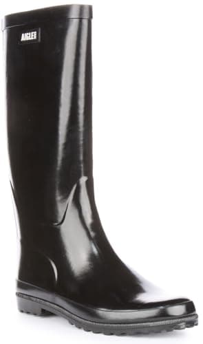 Image of Aigle Women's ELIOSA Noir Rain Boot, 1 UK