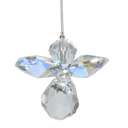 Image of Hanging Crystal Guardian Angel Suncatcher Rainbow Maker AURORA BOREALIS - Embellished with Swarovski Crystals