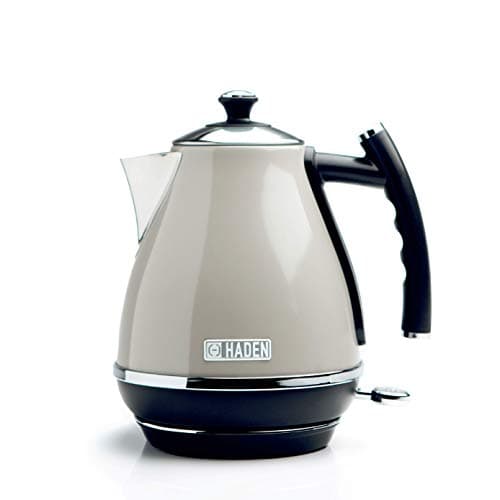 Image of Haden Cotswold Putty Kettle - Premium 1.7L Stainless Steel Electric Kettle with Rapid Boil, Cordless Base, Boil-Dry Protection, and Removable Filter - Best Durable Kitchen Appliance