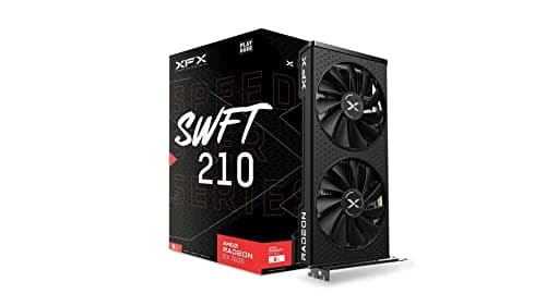 Image of XFX SPEEDSTER SWFT210 RADEON RX 7600 CORE Gaming Graphics Card with 8GB GDDR6 HDMI 3xDP, AMD RDNA™ 3 (RX-76PSWFTFY)
