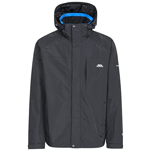 Image of Trespass Mens Waterproof Jacket with Hood Taped Seams XXS -XXXL Edwards II