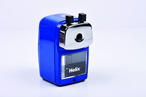 Image of Helix Metal Desktop Sharpener for Standard and Jumbo Pencils (Assorted Colours)