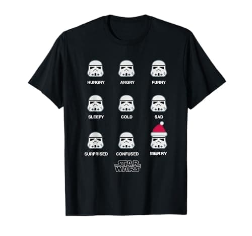 Image of Star Wars Stormtrooper Mood Christmas T-Shirt