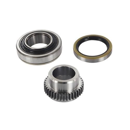 Image of SKF Wheel Bearing Kit With Shaft Seal VKBA 7550 Rear Axle Position Outer Diameter 72 mm Height 84 mm Length 111 mm Width 111 mm - OE Quality