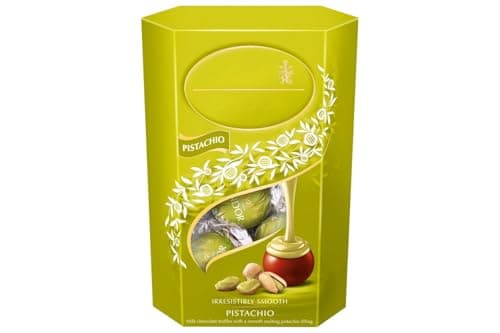 Image of Lindor Pistachio Chocolates 200g - These Luxurious Chocolates Feature A Delicate Milk Chocolate Shell That Melts Effortlessly To Reveal An Irresistibly Smooth Pistachio-flavoured Truffle Filling