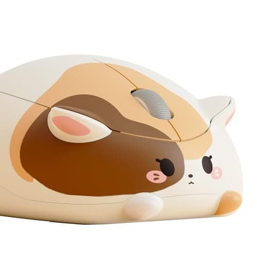 Image of Akko Cute Wireless Mouse Cat Theme, 3200 DPI Gaming Mouse, Tri-Mode Connection Bluetooth 3.0/5.0/2.4G USB A Receiver, Quiet Click, Cute Cordless Cartoon Mice for Laptop/PC (Calico)