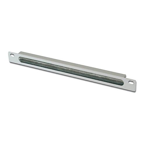 Image of Digitus cable entry panel - 10-inch (254 mm) - Cable entry - With brush strip - 0.5U - Grey