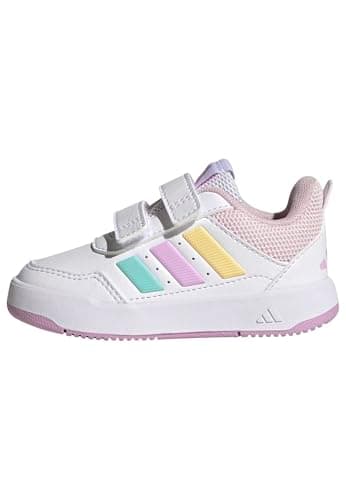 Image of adidas Unisex Baby TENSAUR Sport 3.0 Shoes Infants, FTWR White/semi Flash Aqua/Bliss Lilac, 7 UK Child