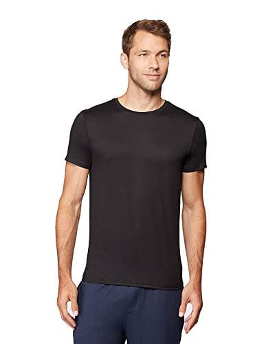 Image of 32 Degrees Mens Cool Short Sleeve Crew T-Shirt, Black., S