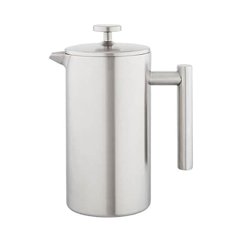 Image of Stellar Double Wall Matt Stainless Steel Cafetiere – 900ml Stainless Steel Insulated French Press Coffee Maker