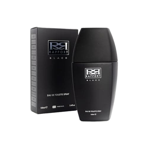 Image of Rapport Black Eau de Toilette Spray, Aromatic and Woody Every-Day Fragrance for Him, 100ml