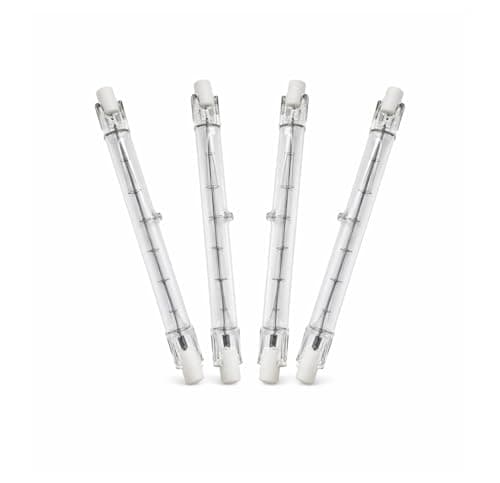 Image of 4 Pack R7s Halogen Bulb 118mm 230W Dimmable – 4560LM J118 Security Light Bulb – 2700K Warm White – Linear Halogen Floodlight Bulbs for Work Spotlights Landscape Floor Lamp – 230V [Energy Class G]