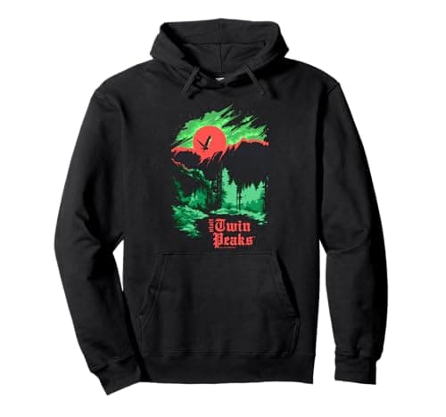 Image of Twin Peaks Transparent Dark Poster Pullover Hoodie
