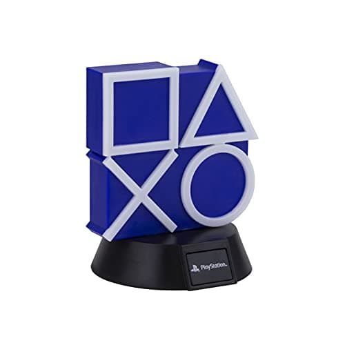 Image of Paladone Playstation 5 Icon Light Gaming Home Décor Merchandise Blue, PP7929PS