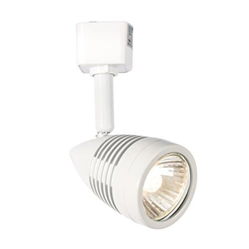 Image of Knightsbridge ML503-230V GU10 TRACK FULLY FLEXIBLE SPOTLIGHT 50W MAX WHITE DIMMABLE W/ROTATION & TILT