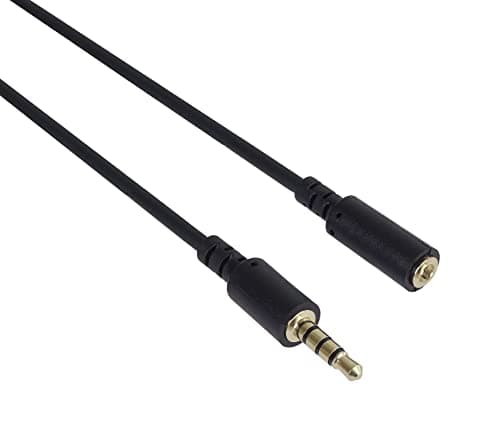 Image of PremiumCord 3.5mm 4-Pin Audio Voice Cable - 2m, Allows Microphone Use - For Audio Devices