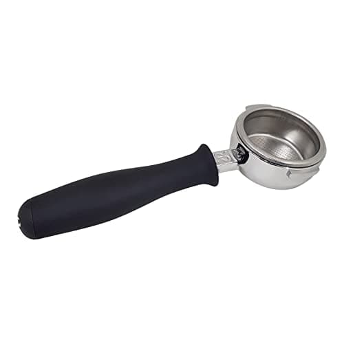 Image of Rancilio Portafilter V3 (10071003) - 58 mm without base - black - 1 piece - porta filter - coffee filter - for Rancilio Silvia V3 and commercial machines