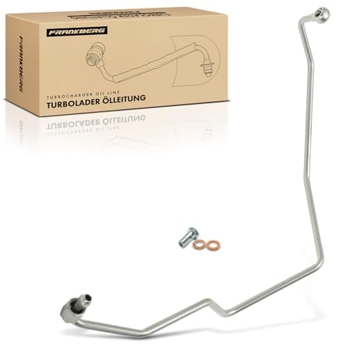 Image of Frankberg Turbo Oil Feed Line Diesel Compatible with A4 Avant 8E5 P.a.s.s.a.t Variant 3B6 P.a.s.s.a.t Variant 3B5 A4 Avant 8ED A4 8E2 Replace# 038145771L
