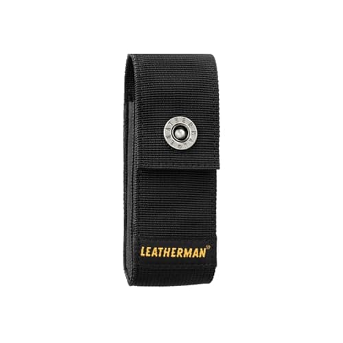 Image of Leatherman Nylon Sheath - Holster for Charge, Crunch, Rebar, Rev, Skeletool, Wave & Wingman, Black, Medium