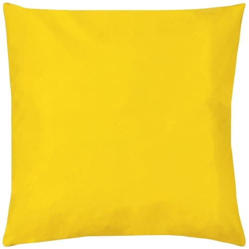 Image of furn. Wrap Plain Garden Outdoor Cushion Cover – UV Resistant Water Resistant (Yellow – 43x43cm)
