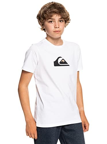 Image of Quiksilver Boys Comp Logo Yth T-Shirt, White, 14 Years EU