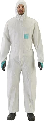 Image of Ansell AlphaTec 2000 COMFORT Bound Model 129, Coverall (Type 5/6), White, Size 4 (L), 1 piece