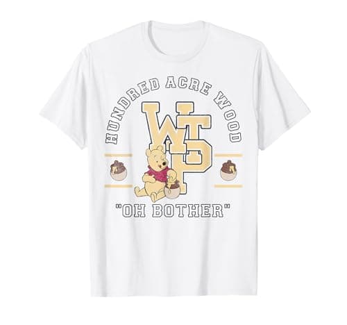 Image of Disney Winnie The Pooh Hundred Acre Wood Collegiate T-Shirt