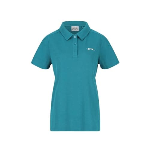 Image of Slazenger Womens Polo Shirt Teal 14