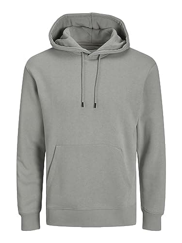 Image of JACK & JONES Men's Jjestar Basic Sweat Hood Noos sweatshirt, Ultimate Grey, XL