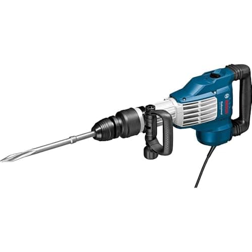 Image of Bosch Professional Demolition Hammer with SDS max GSH 11 VC (110V, 1.700W, 23J, incl Grease Tube, Machine Cloth, Pointed Chisel, SDS max, RTec Speed, 400 mm, in Carrying case)