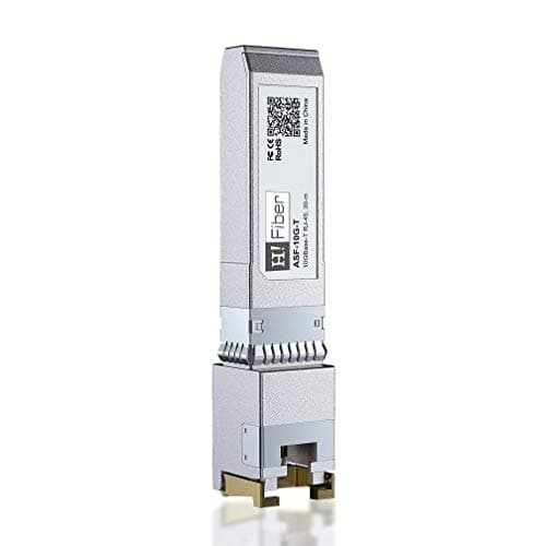 Image of 10G SFP+ to RJ45 Transceiver, 10GBASE-T SFP+ Copper Module, Compatible with Ubiquiti Unifi UF-RJ45-10G, Mikrotik, Fortinet, TP-Link, etc. (CAT.6a/CAT7,30m)
