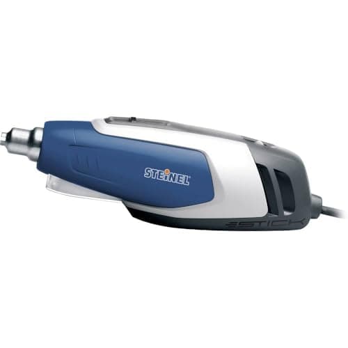 Image of Steinel Hot Air Gun HL Stick, 350 W Heat Gun, 400°C, LED Working Light, incl. 4 Nozzles, for Crafting and Model-Making