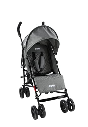 Image of Babyco Arc 0+ Stroller Pram Pushchair-Grey Melange with Raincover