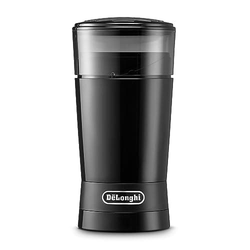 Image of De'Longhi KG200 Electric Coffee Grinder, Stainless Steel Blade, 90g Coffee Bean Capacity, Black