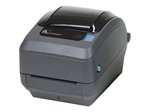 Image of Zebra GK420t - Label Printers (203 x 203 DPI, Wired, 0.08-0.2, 0.003-0.0075, CODABAR (NW-7), EAN13, EAN8, Industrial 2/5, Interleaved 2/5, UPC-A, UPC-E, Grey) (Refurbished)