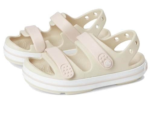 Image of Crocs Unisex Kids Sandal, Crocband Cruiser Sandal T, Sandstone, 6 UK Child