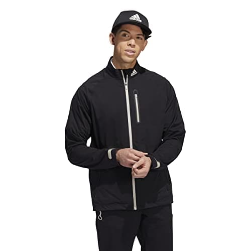 Image of adidas Golf Men's Rain.rdy Waterproof Jacket, Black, Extra Small