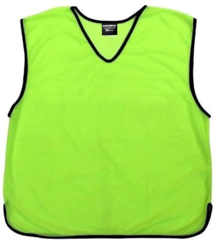 Image of Prospo Sports Training Bib Football Soccer Rugby Mesh Bibs (Black, Mens (Large to XL))