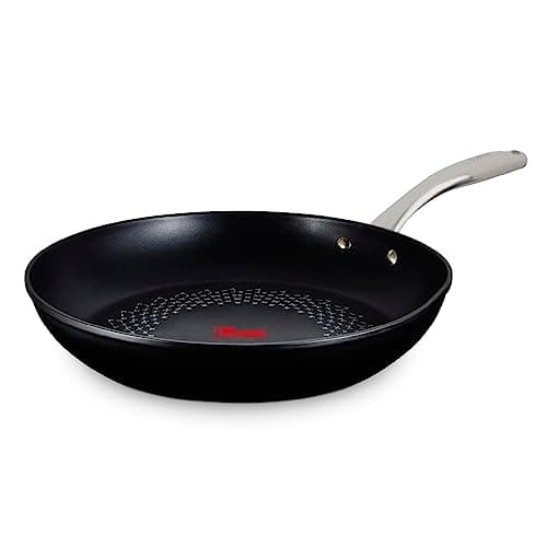 Image of Tower T900302 SmartStart Ultra Forged 30cm Aluminium Frying Pan with Easy Clean Aeroglide Non-Stick, 15x Stronger, Induction Compatible, Oven Safe up to 220°, Long Lasting, PFOA Free
