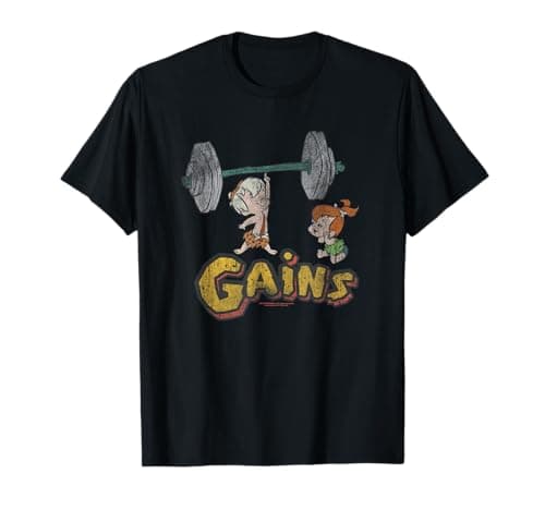 Image of The Flintstones Distressed Bam Bam Gains T-Shirt