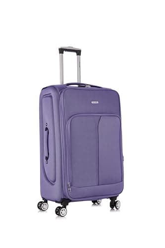 Image of 29" Large Suitcase Super Lightweight Luggage 20% Expandable 4 Wheels Spinner Soft Shell Check in Luggage for 23kg