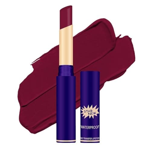 Image of Matte Lipstick for Women – Shade 50 Rich Maroon | Long Lasting, Waterproof & Smudge-Proof | Highly Pigmented with Smooth Application