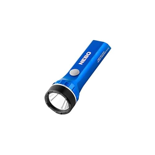 Image of NEBO Luxtreme Nano – 420 Lumen USB‑C Rechargeable Pocket Flashlight, 300m Beam, 5 Modes (Turbo/High/Medium/Low/Strobe), Aircraft‑Grade Aluminium, IPX6 Water‑Resistant, Keyring Loop, 36g Blue