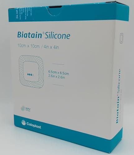 Image of Biatain Silicone 10cm x 10cm | Soft and Flexible Foam Dressings | Advanced Wound Care (5)