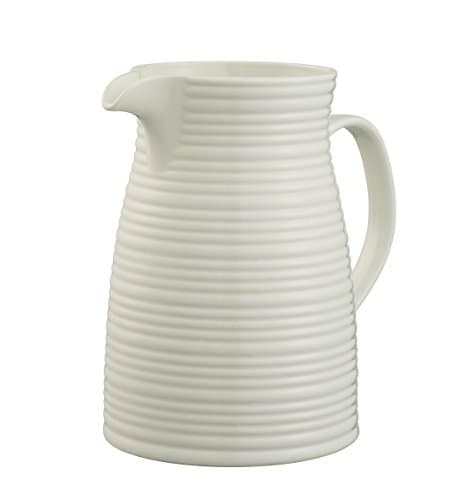 Image of Belleek Pottery Ripple Jug, White