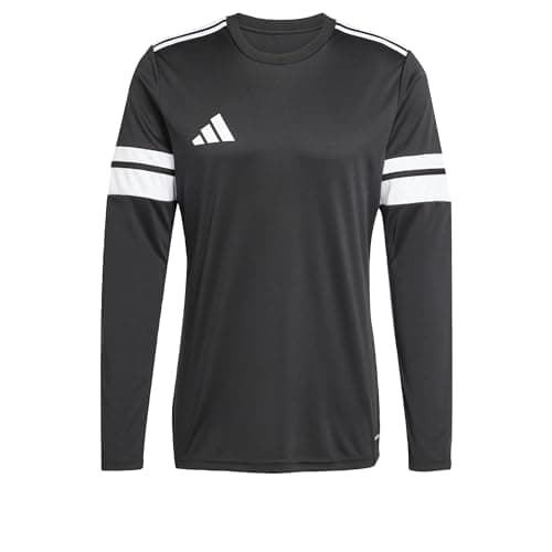 Image of adidas Men's SQUADRA25 Jersey Long Sleeve, Black/White, S